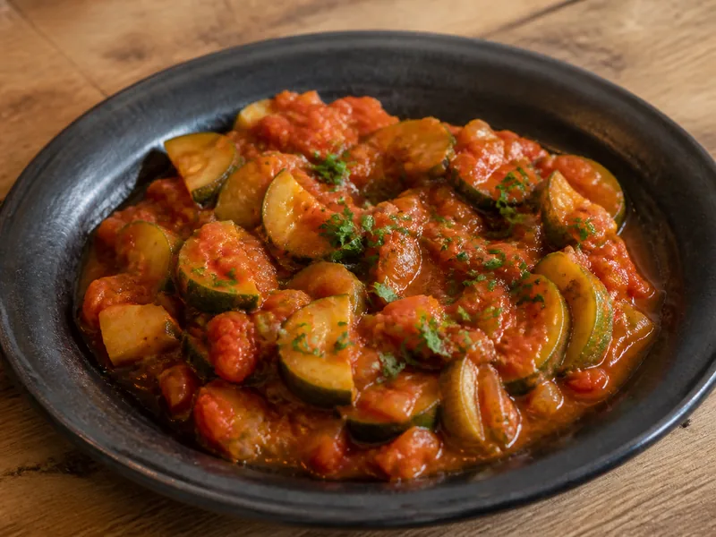 Danie Cukinia w pomidorach