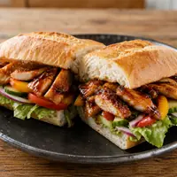 Danie Kanapka z kurczakiem teriyaki