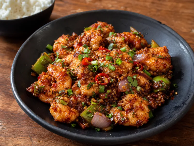 Danie Krewetki chili garlic