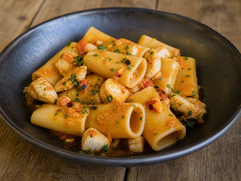 Danie Paccheri alla Bouillabaisse