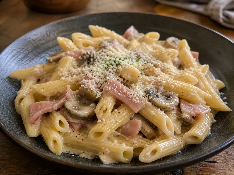 Danie Penne Prosciutto Funghi