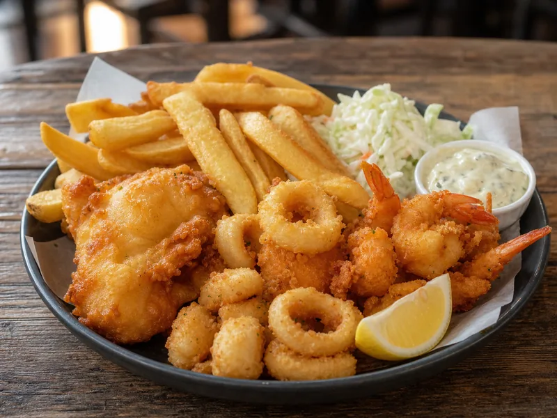 Danie Seafood and chips