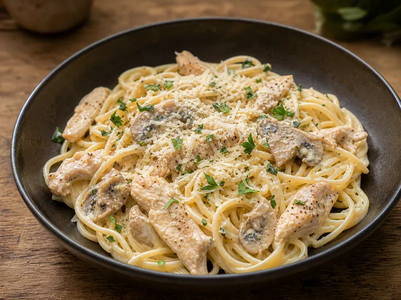 Danie Spaghetti z kurczakiem