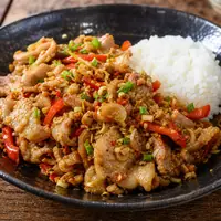Danie Wieprzowina z chilli i trawą cytrynową